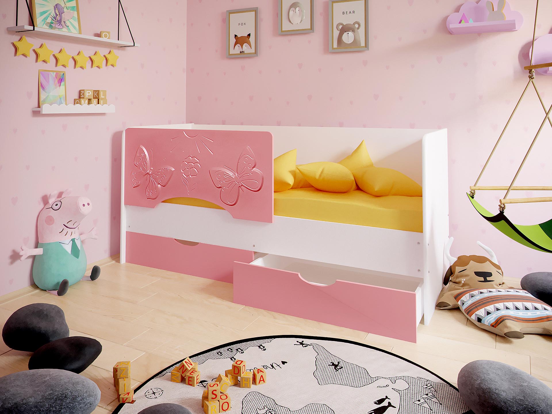 детская мебель с бабочками